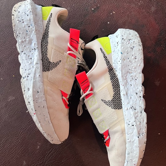 Nike Other - Nike Sneakers in Cream and Neon Accents
